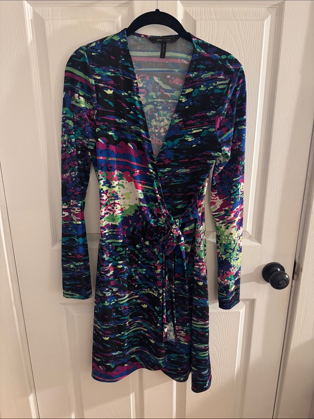 Multicolor Wrap Dress